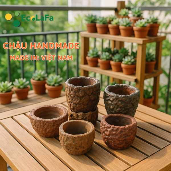 Chậu đất nung vintage
