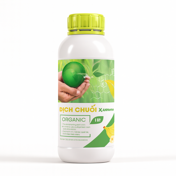 phân bón dịch chuối hữu cơ chai 1L