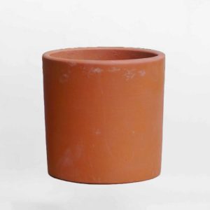Chậu gốm đất nung kiểu TRỤ MẶT CƯỜI (1 cái 10x15cm)